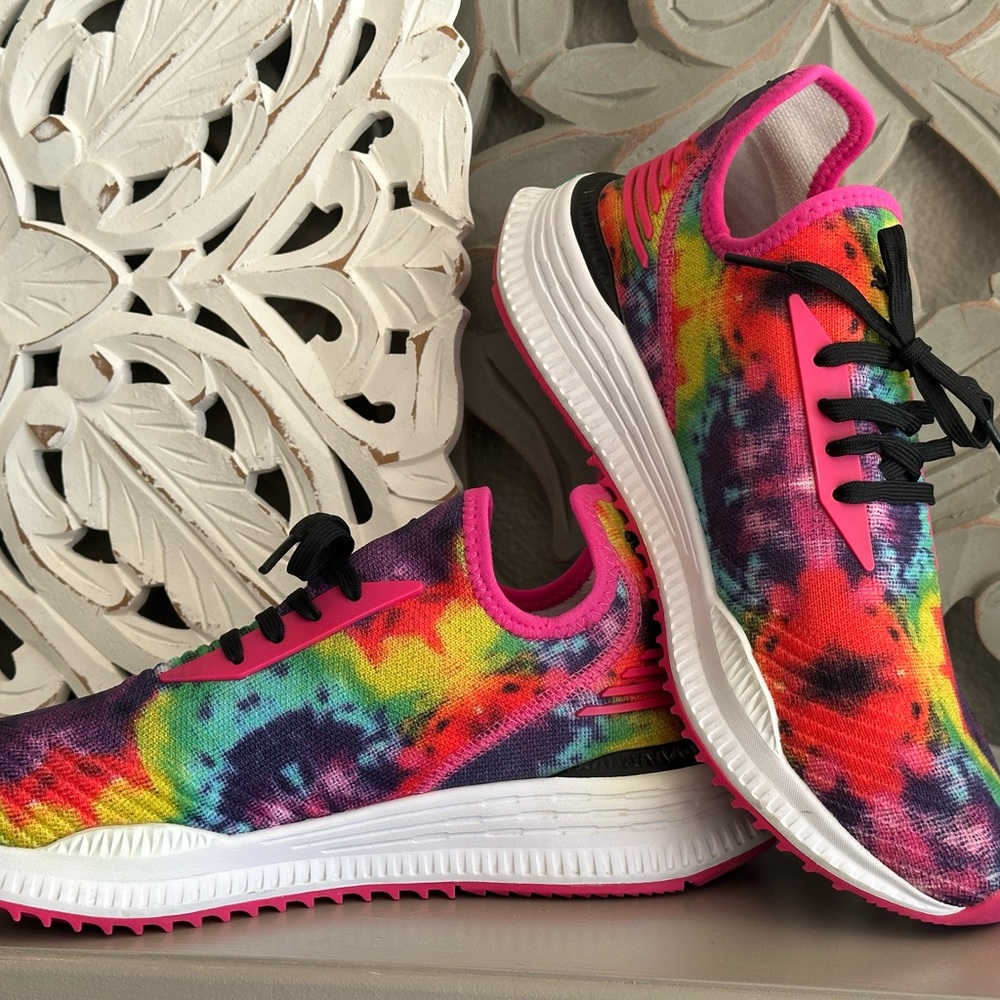 Puma Avid Evoknit Haze Tie Dye Sneakers, Women’s Sz. 9, Excellent, Like New!